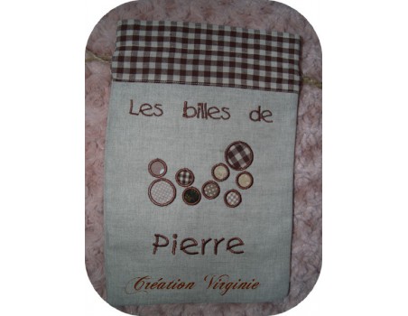 Motif de broderie billes appliquées