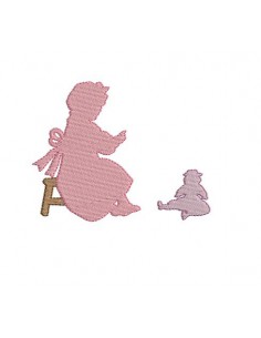 oeuf de pâques appliqué 10x10 cm