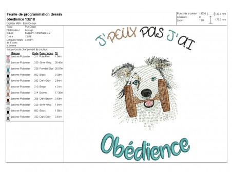 Instant download machine embroidery design I can't agility