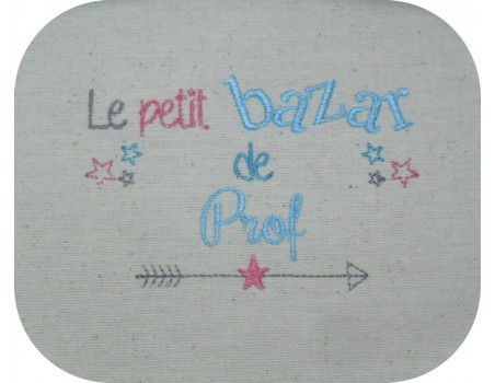 Motif de broderie  bazar de Prof