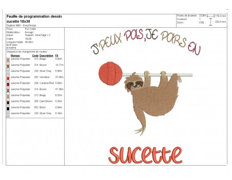 Embroidery design text I can't I go peanut with a lama