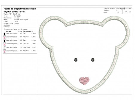 Instant download machine embroidery design ith hearts  cleansing discs