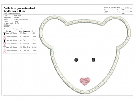 Instant download machine embroidery design ith hearts  cleansing discs