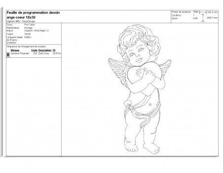 Instant download machine embroidery  angel praying