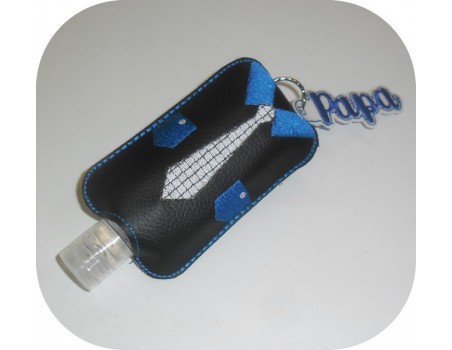 Instant download machine embroidery ith ribbon  Sanitizer Holders Set