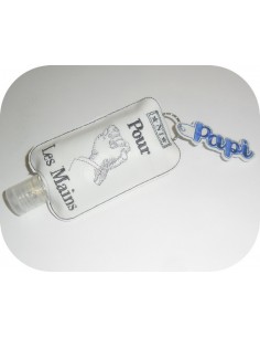 Instant download machine embroidery ith man's shirt Sanitizer Holders Set