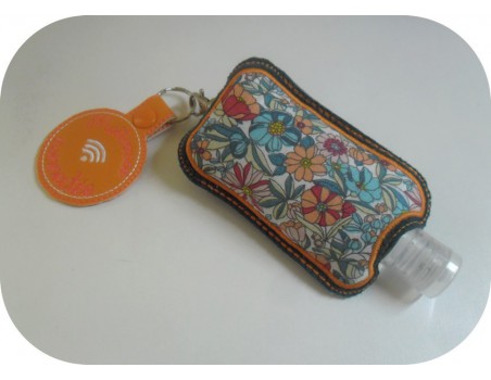 Instant download machine embroidery ith Sanitizer Holders Set  boho