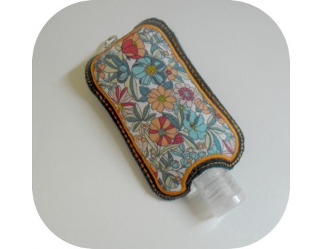 Instant download machine embroidery ith Sanitizer Holders Set  boho