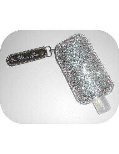 Instant download machine embroidery ith applique  Sanitizer Holders Set