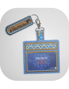 machine embroidery design  ith card holder