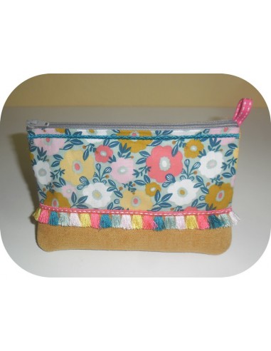 Motif de broderie machine ITH trousse pompons