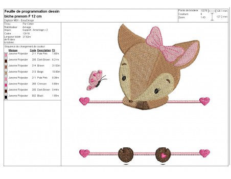 Instant download machine embroidery giraffe to customize for girl