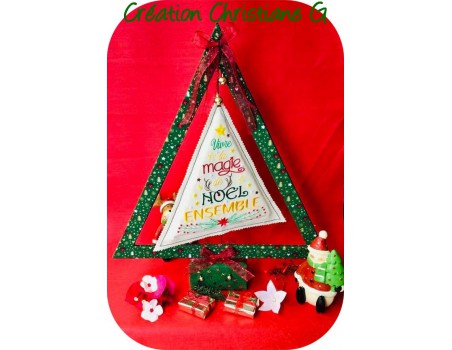 Instant download machine embroidery design  little star  Christmas