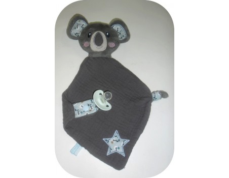 Instant download machine embroidery koala  ith