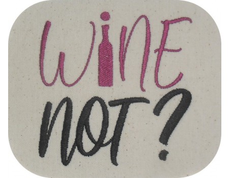 Instant download machine embroidery design wine tasting