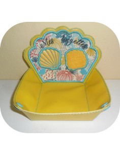 Instant download machine embroidery design ith owl head box