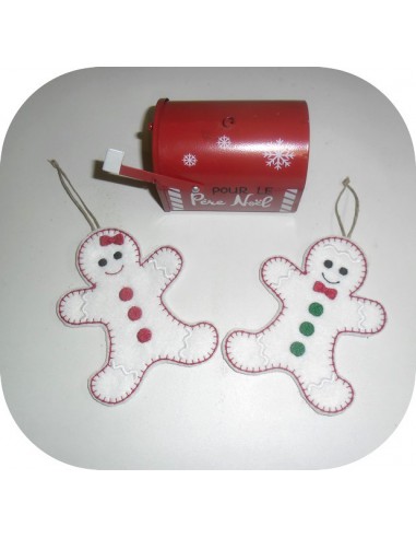 Instant download machine embroidery design ITH Christmas  gingerbread  Instant download machine embroidery design ITH Christmas  gingerbread