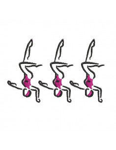 Embroidery design text I can not synchronized swimming