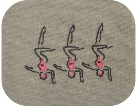 Embroidery design text I can not synchronized swimming