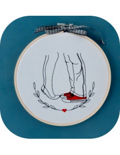 Motif de broderie machine...