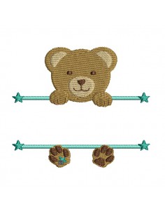 Motif de broderie machine...