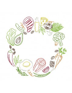 Motif de broderie machine...