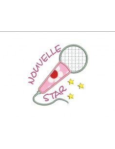 Motif de broderie micro