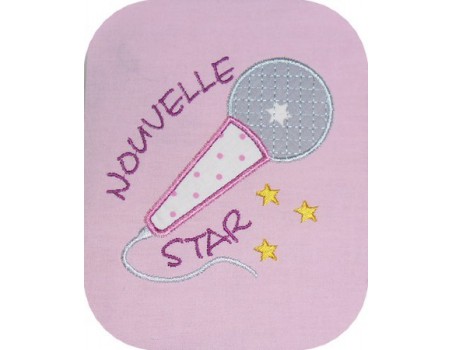 Motif de broderie micro