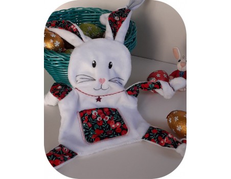 machine embroidery  design bunny ith