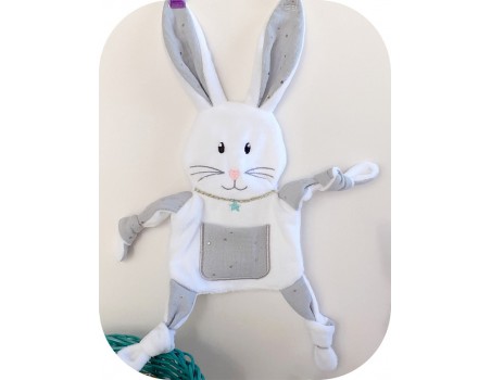 machine embroidery  design bunny ith