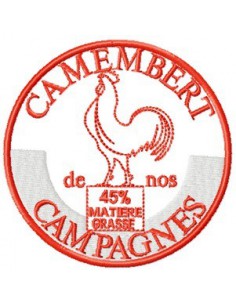 camembert coq 10x10cm