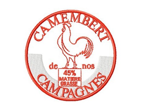 camembert coq 10x10cm