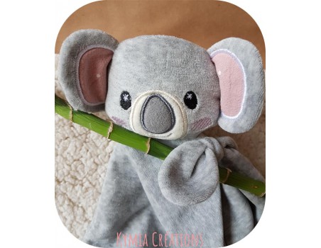 machine embroidery design head  koala  ith