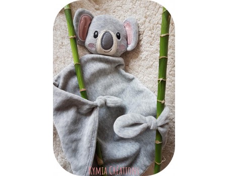 machine embroidery design head  koala  ith