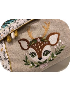 Motif de broderie machine faon étoile