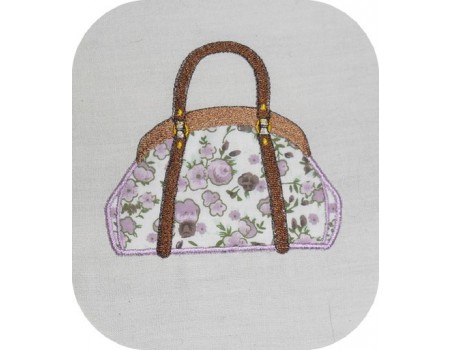 Motif de broderie sac a main