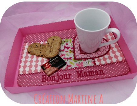 Motif de broderie machine mug rug ITH