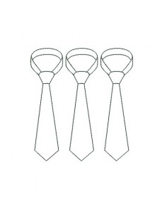 Motif de broderie  redwork cravate