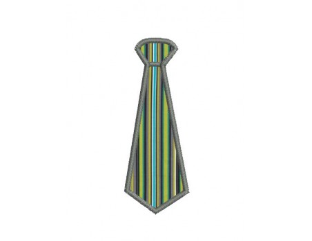 Motif de broderie cravate appliquée