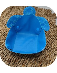 Motif de broderie machine corbeille tortue  ITH