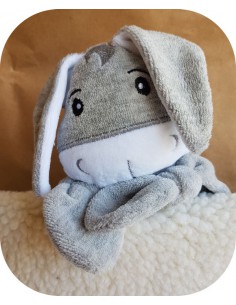 machine embroidery design donkey head  ith