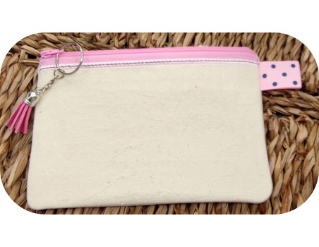 machine embroidery design  pencil case customizable ith