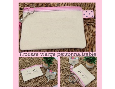 Motif de broderie machine ITH trousse vierge à personnaliser