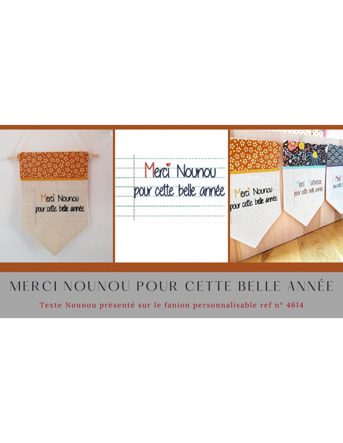 Motif broderie machine super nounou