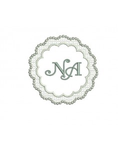 Cadre psyché  rond 10x10cm 2 formats