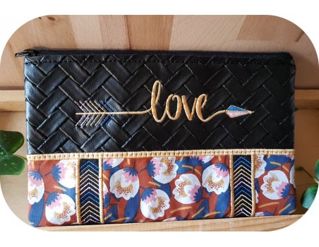 Motif de broderie machine ITH trousse Love