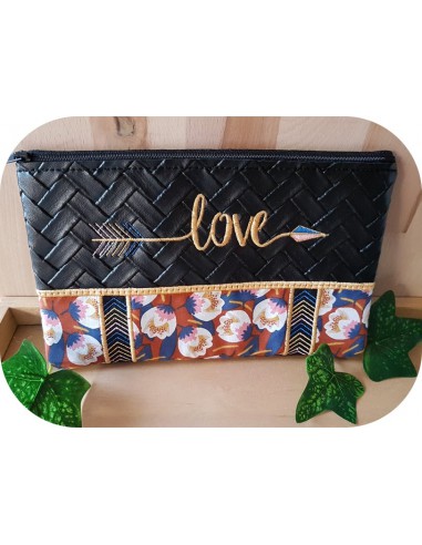 Motif de broderie machine ITH trousse Love