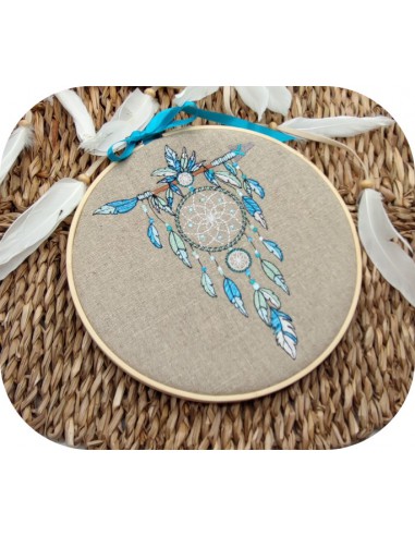 Machine  Embroidery design dream Catcher boho