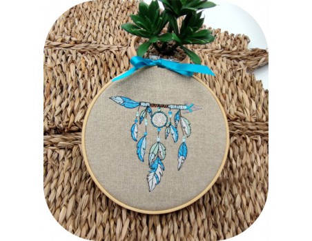 Machine embroidery design arrow dream Catcher