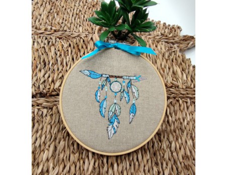 Machine embroidery design arrow dream Catcher